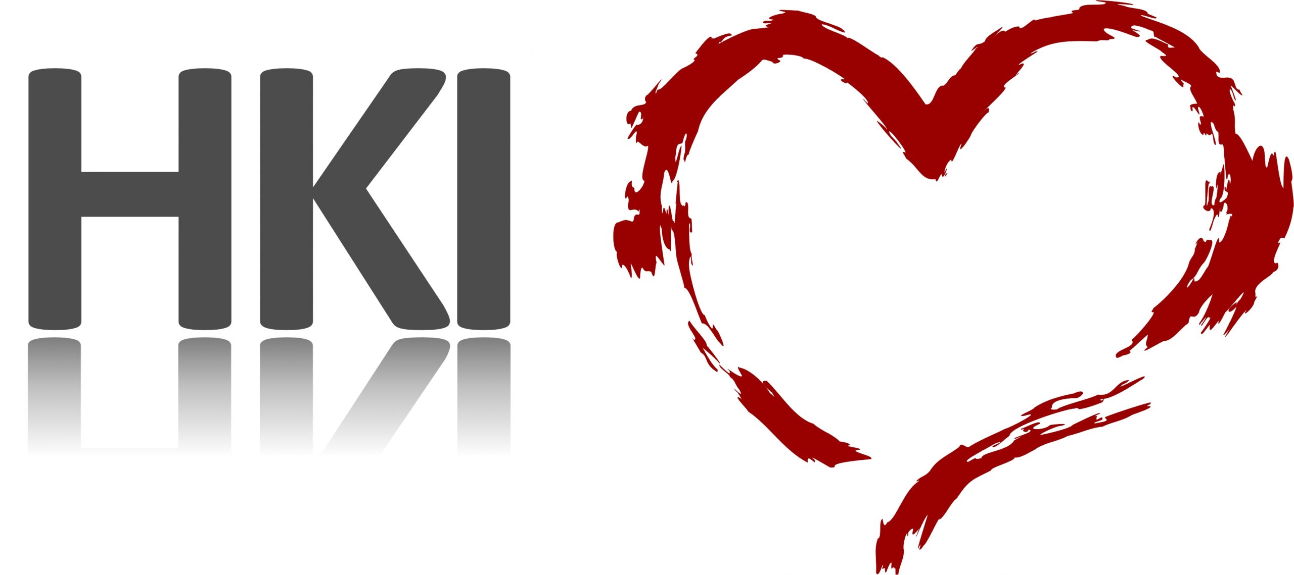 Schriftzug und Herz sind das Logo der HKI
